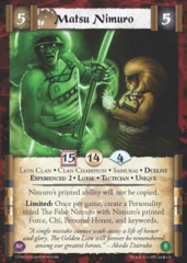 Matsu Nimuro experienced 2 FOIL